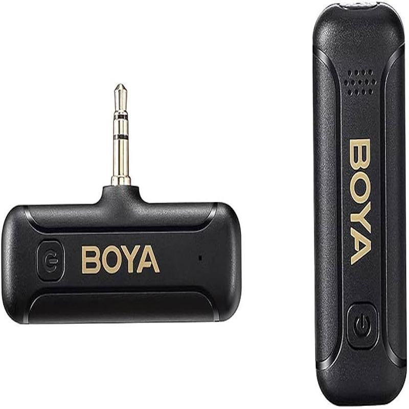 Boya BY-WM3T2-M1 Wireless Lavalier Microphone, 2.4GHz dual-channel wireless microphone system-BY-WM3T2-M1