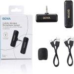 Boya BY-WM3T2-M1 Wireless Lavalier Microphone, 2.4GHz dual-channel wireless microphone system-BY-WM3T2-M1