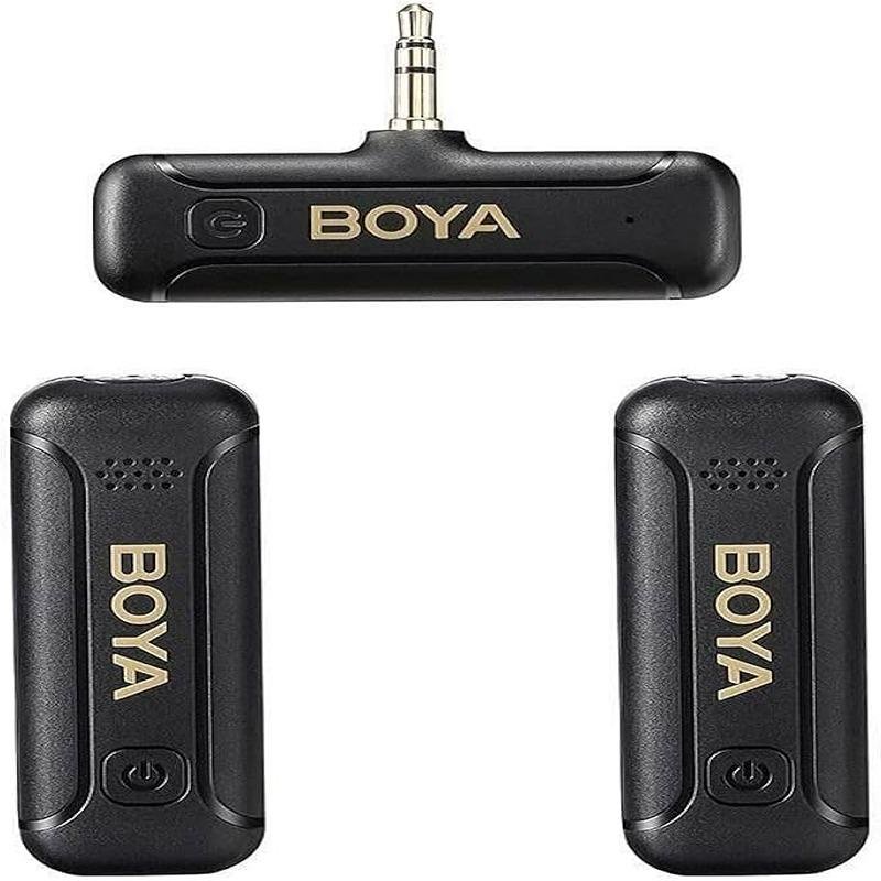 Boya BY-WM3T2-M2 2.4GHz dual-channel wireless microphone system-BY-WM3T2-M2