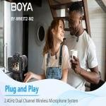 Boya BY-WM3T2-M2 2.4GHz dual-channel wireless microphone system-BY-WM3T2-M2