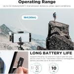 Boya 2.4Ghz wirless micrphone, 1+1, Mfi Lightninig, USB type-C for Android devices-BY-WM3T2-U1