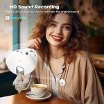 Boya Omic-U-B Wireless Microphone System, USB-C Plug and Play Mini Mic for Android Phone-Black-Omic-U(white)