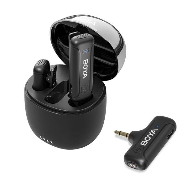 Boya 2.4GHz dual-channel wireless microphone system -iOS devices-BY-WM3T-D2