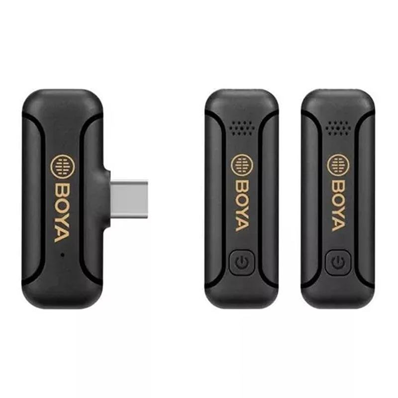 Boya 2.4GHz dual-channel wireless microphone system -USB-C-BY-WM3T-U2