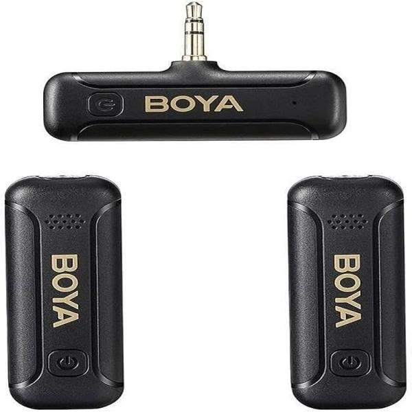 Boya 2.4GHz dual-channel wireless microphone system -USB-C-BY-WM3T-U2