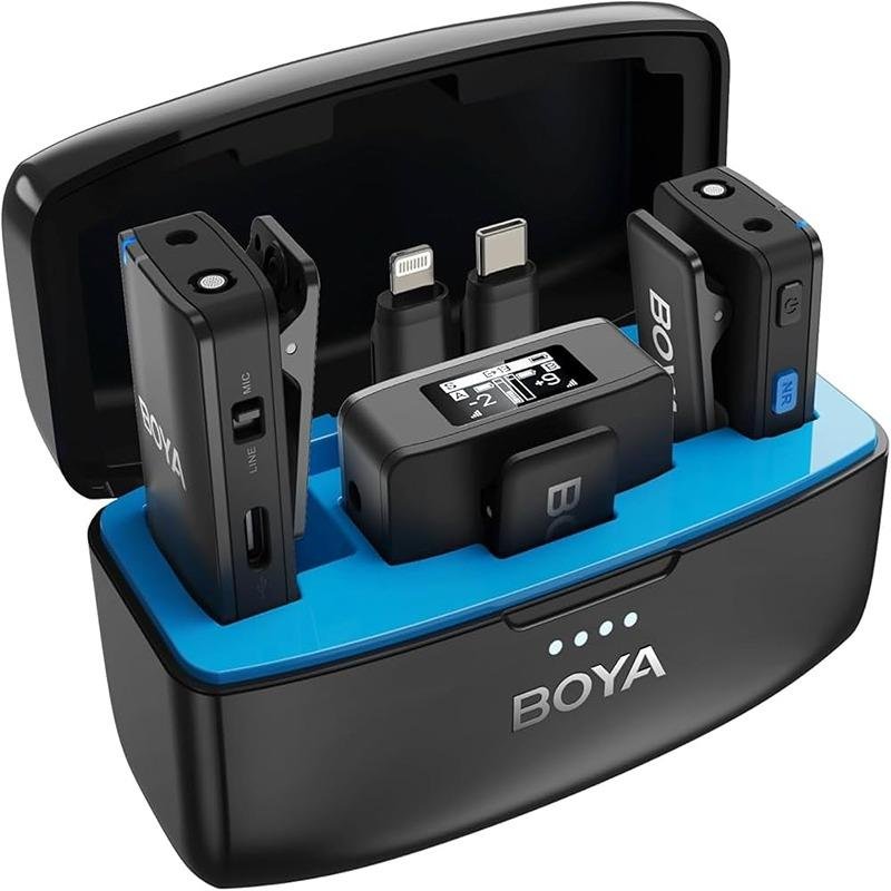 Boya MIC 2.4GHz all-in-one professional wireless microphone-for Camera, iphone, android devices-BOYAMIC
