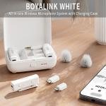 Boya Boyalink White, 2.4GHz all-in-one professional wireless microphone-Boyalink ( White)