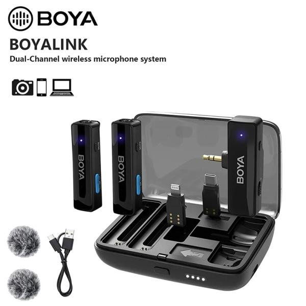 Boya Boyalink All-in-one Design Wireless Microphone System-BOYA-LINK
