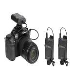Boya High performance wireless M/C with 2 Transmitters, Specially for Smartphones, but also for DSLR cameras-BY-WM4-Pro K2