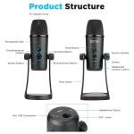 Boya USB Condenser microphone for windows and MAC-BY-PM700