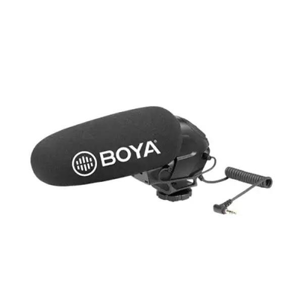 Boya Supercardioid Condenser Microphone , Black-BY-BM3031