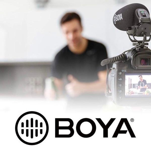 Boya shotgun condenser microphone-BY-BM3030