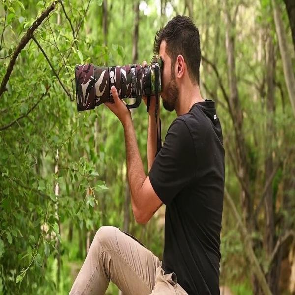 EasyCover Lens Oak for Sigma 100-400mm F/5-6.3 DG OS HSM Contemporary Green Camouflage - LOSG100400CGC