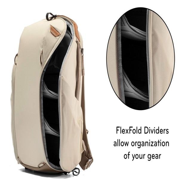 Peak Design Everyday Backpack 15L Zip - Bone - BEDBZ-15-BO-2