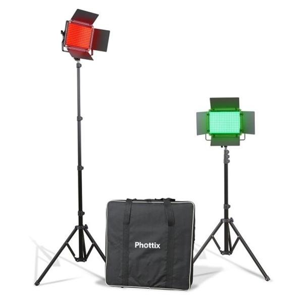 Phottix Kali50R RGB Studio LED Twin Kit_New Item