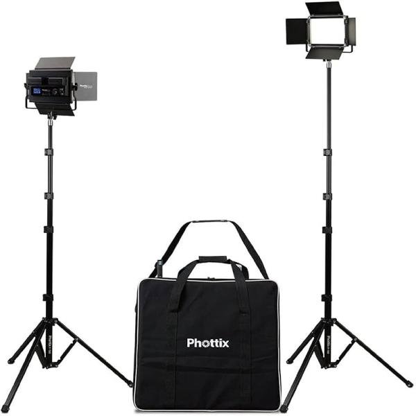Phottix Kali50 Studio LED Twin Kit Set