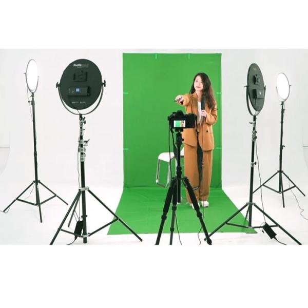 Phottix Collapsible Backdrop Kit (4-color cloth . Blue/Green and Black/White)