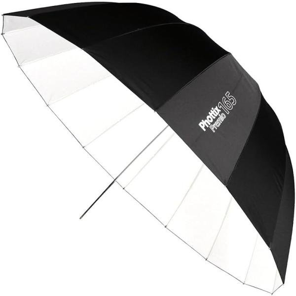 Phottix Premio Reflective Umbrella with Diffuser (165cm/65" ) - W&B Kit _New Item