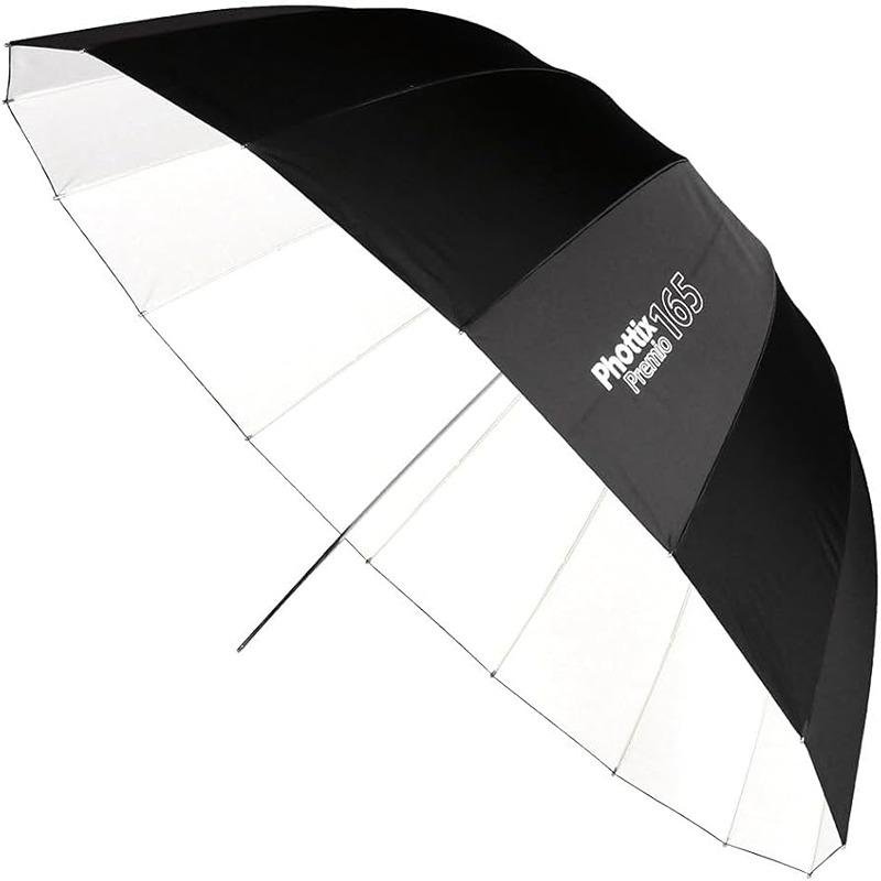 Phottix Premio Reflective Umbrella with Diffuser (165cm/65" ) - W&B Kit _New Item