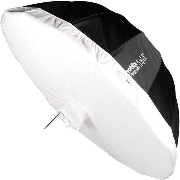 Phottix Premio Reflective Umbrella with Diffuser (165cm/65" ) - W&B Kit _New Item