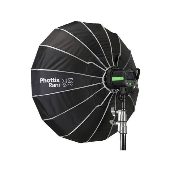 Phottix Rani 85 Folding Beauty Dish (85cm, 33", Silver, 16-Rod)