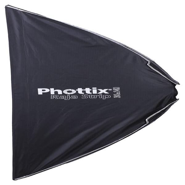 Phottix Raja Strip Softbox with Grid 30x140cm (12"x55")