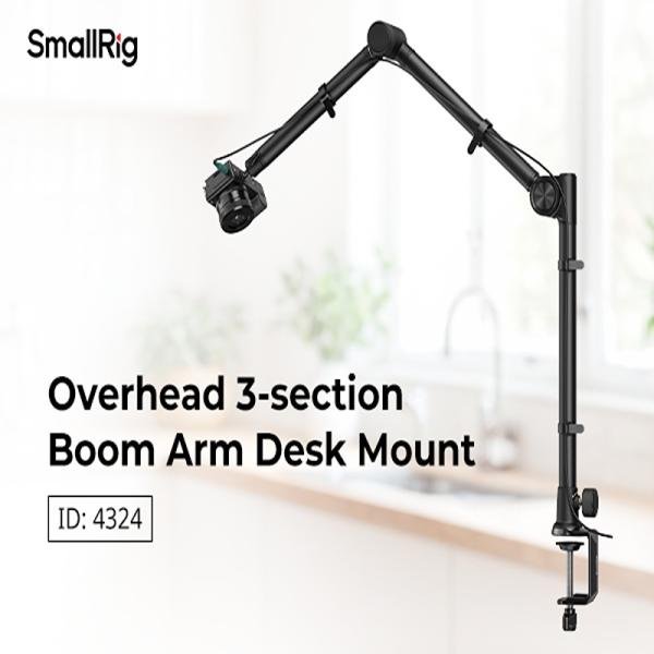 SmallRig Overhead 3-section Boom Arm Desk Mount 4324