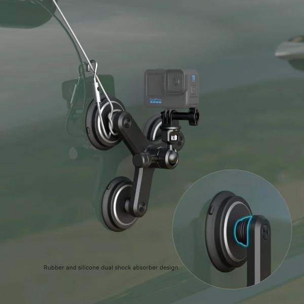 SmallRig Triple Magnetic Suction Cup Mounting Support Kit for Action Cameras 4468