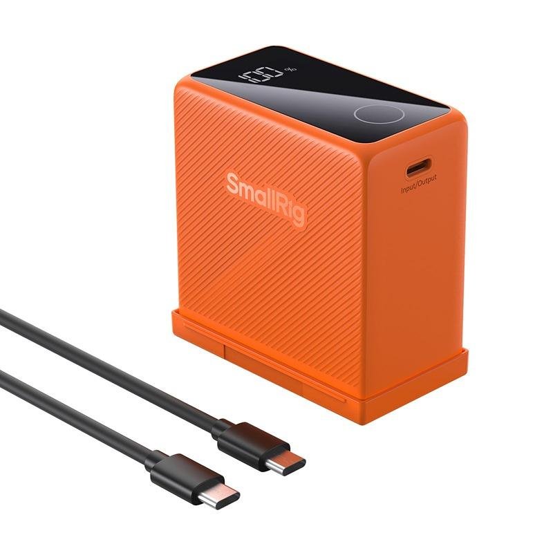 SmallRig NP-F970 USB-C Rechargeable Camera Battery (Orange) 4576