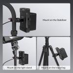 SMALLRIG V MOUNT BATTERY ADAPTER PLATE WITH CRAB-SHAPED CLAMP 3202