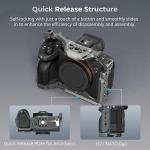 SmallRig HawkLock Quick Release Advanced Cage Kit for Sony Alpha 7R V / Alpha 7 IV / Alpha 7S III 4539