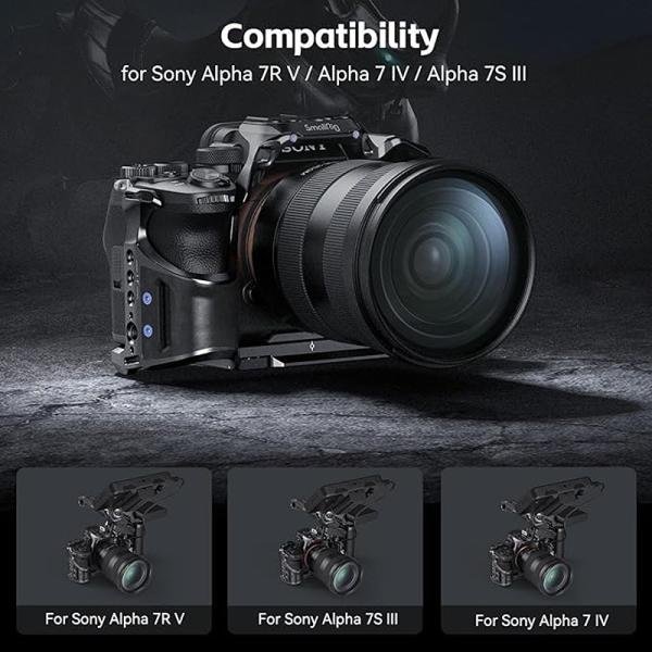 SmallRig "Rhinoceros" Cage Kit for Sony Alpha 7R V / Alpha 7 IV / Alpha 7S III 4308