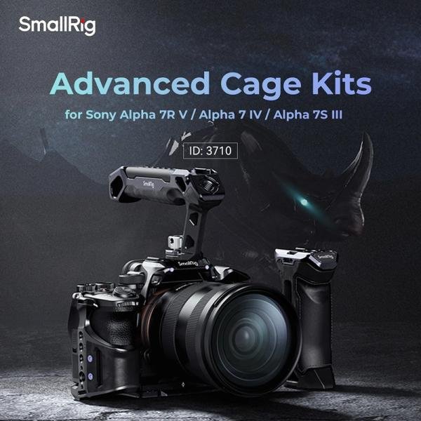 SmallRig "Rhinoceros" Advanced Cage Kit for Sony Alpha 7R V / Alpha 7 IV / Alpha 7S III 3710