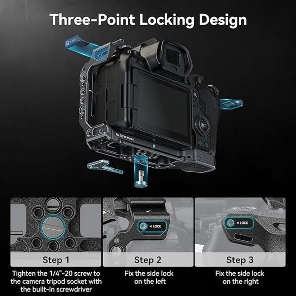 SmallRig “Black Mamba” Camera Cage for Canon EOS R6 Mark II 4161