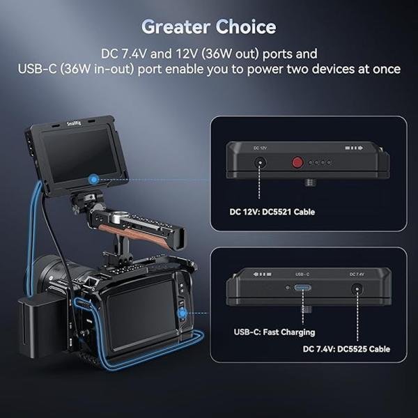 SmallRig NP-F Battery Adapter Plate Lite for BMPCC 4K 6K 3093