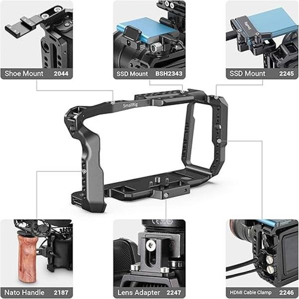 SMALLRIG CAGE FOR BLACKMAGIC DESIGN POCKET CINEMA CAMERA 4K & 6K 2203B