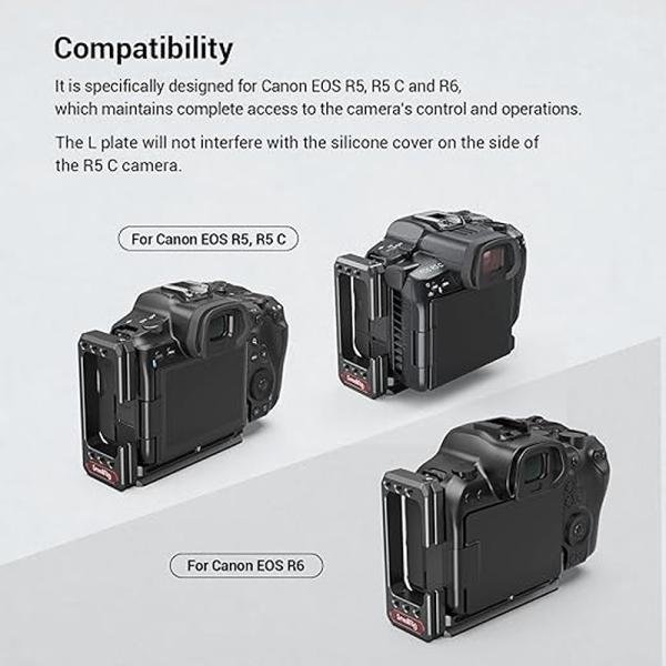 SmallRig L-Bracket for Canon EOS R5 and R6 2976