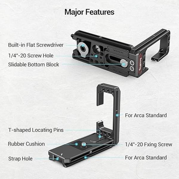 SmallRig L-Bracket for Canon EOS R5 and R6 2976