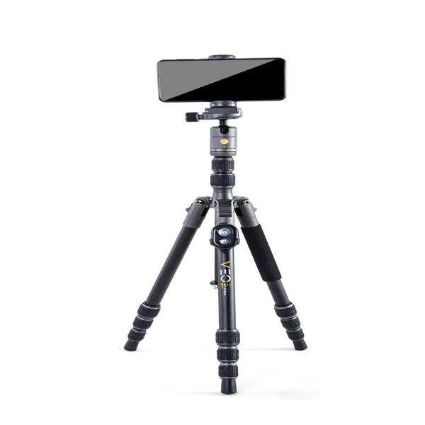 Vanguard VEO 3 GO 204AB ALUMINUM TRIPOD / MONOPOD WITH BALL HEAD, BLUETOOTH REMOTE, SPC