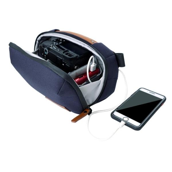 Vanguard VEO CITY CB24 NV - CROSSBODY CAMERA BAG - NAVY BLUE