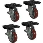 Pelican 0507,CASTOR KIT, 0500 - 0500-340-000