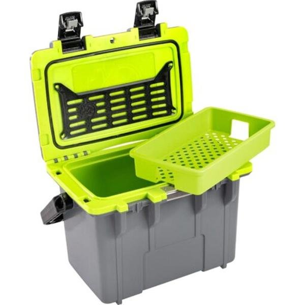 Pelican IM 14QT ELITE COOLER DKGRY/EGRN - 14Q-1-DKGRYEGRN