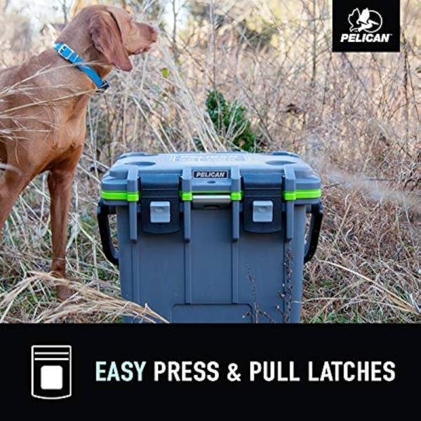 Pelican IM 20QT ELITE COOLER DKGRY/EGRN - 20Q-1-DKGRYEGRN