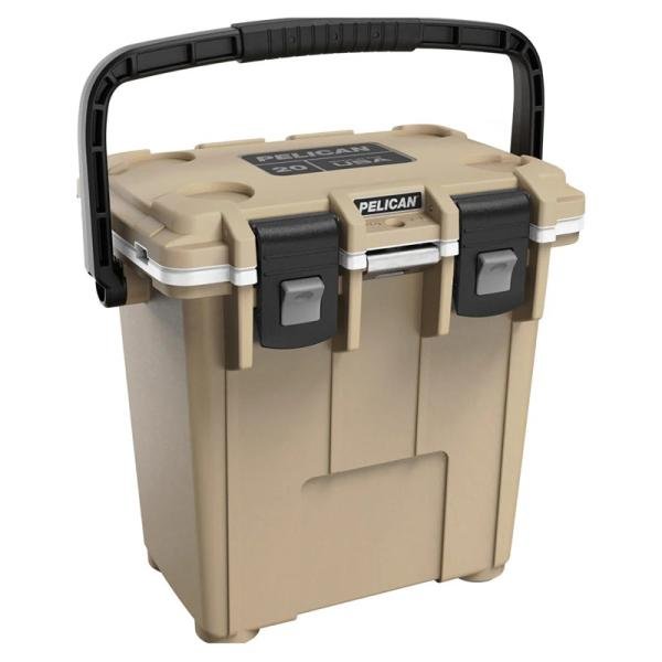 Pelican IM 20QT ELITE COOLER TAN/WHT - 20Q-1-TANWHT