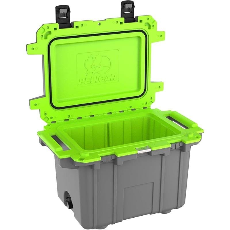 Pelican IM 50QT ELITE COOLER DKGRY/EGRN - 50Q-1-DKGRYEGRN