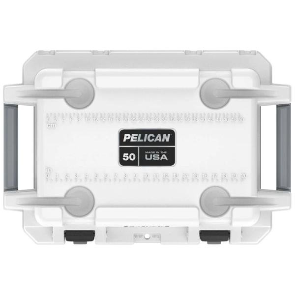 Pelican IM 50QT ELITE COOLER WHT/GRY - 50Q-1-WHTGRY