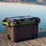Pelican IM 70QT ELITE COOLER DKGRY/EGRN - 70Q-1-DKGRYEGRN