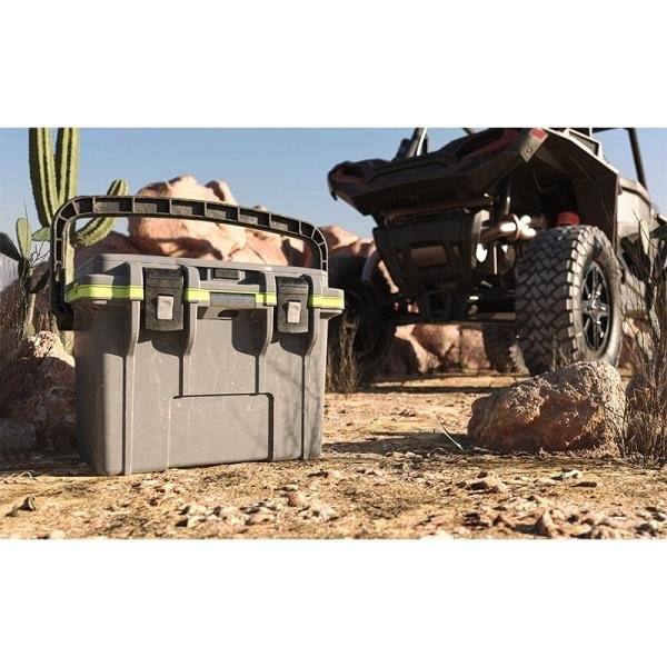 Pelican IM 70QT ELITE COOLER DKGRY/EGRN - 70Q-1-DKGRYEGRN