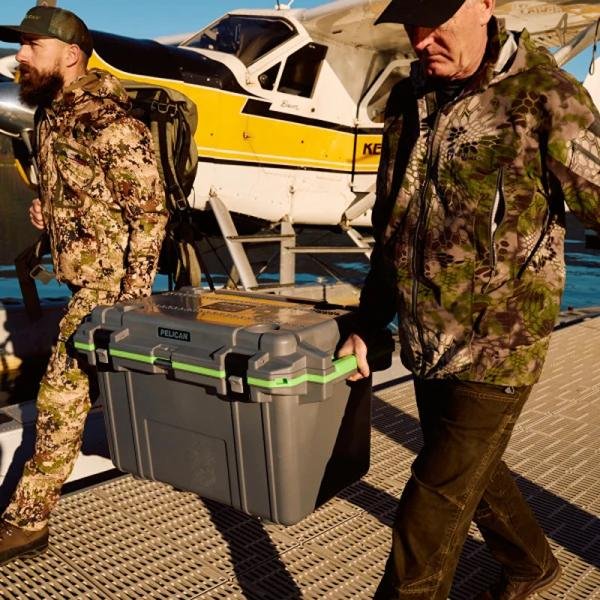 Pelican IM 70QT ELITE COOLER GUNMETAL/OD GRN - 70Q-14-GNMTLOD