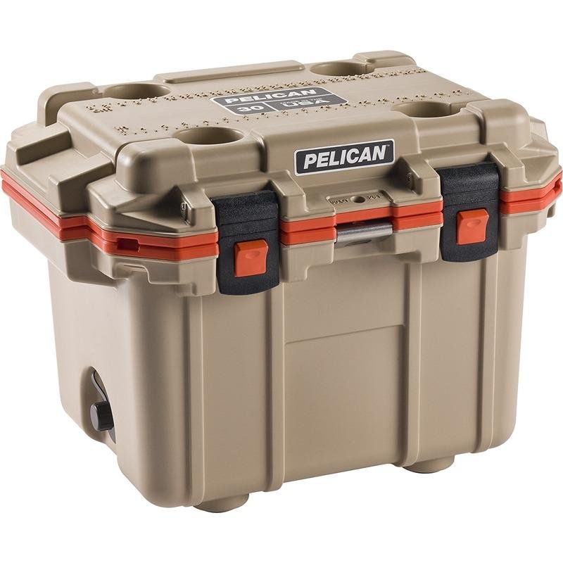 Pelican IM 30QT ELITE COOLER TAN/ORG - 30Q-2-TANORG